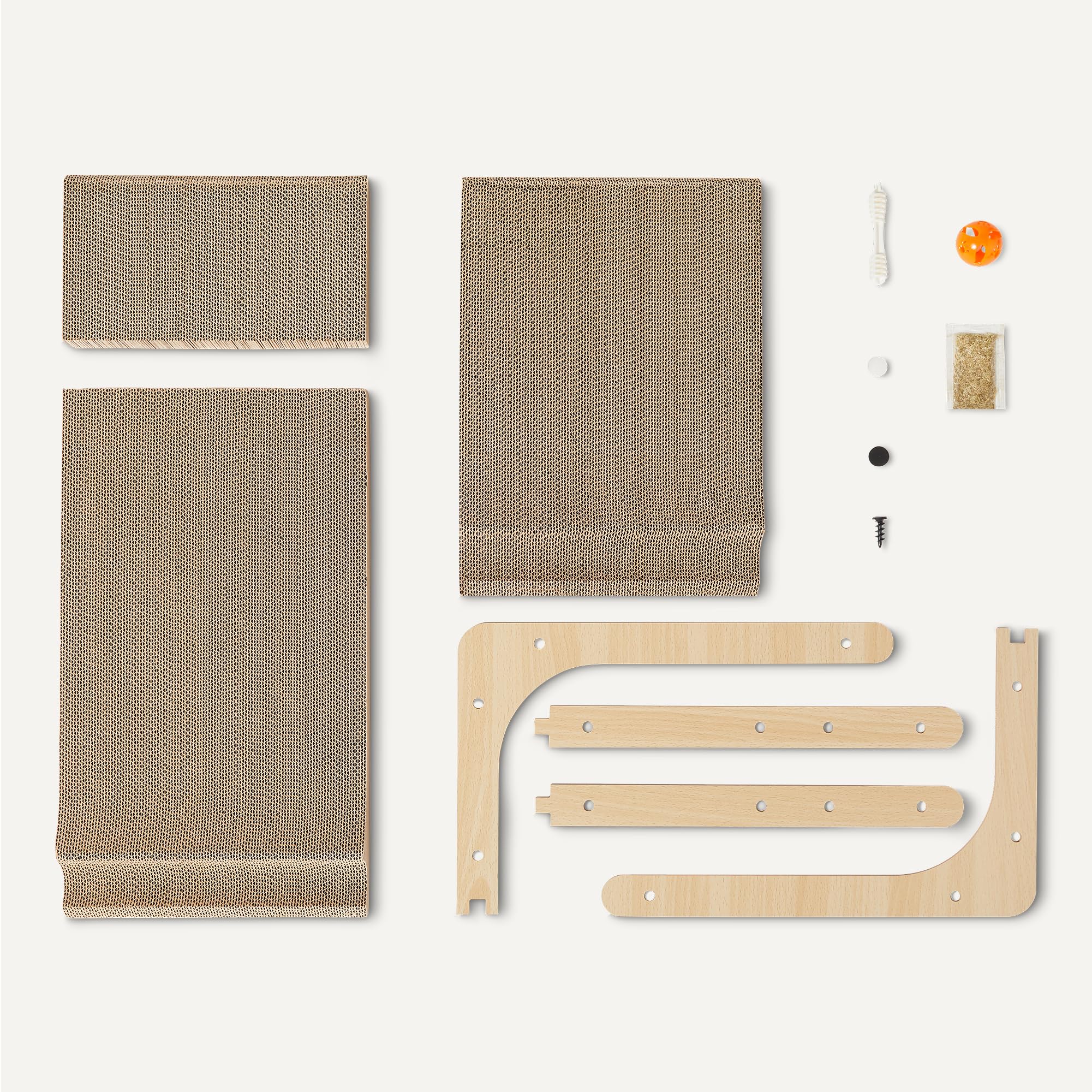 Amazon Basics durable compressed cardboard construction supports long-term use.