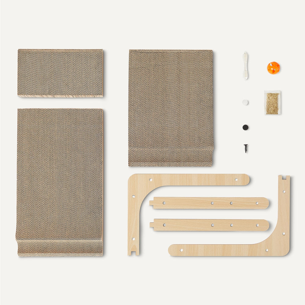 Amazon Basics durable compressed cardboard construction supports long-term use.