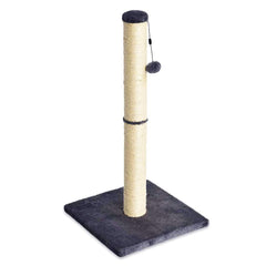 Amazon Basics cat scratching post with dangling ball toy for indoor play and nail upkeep
