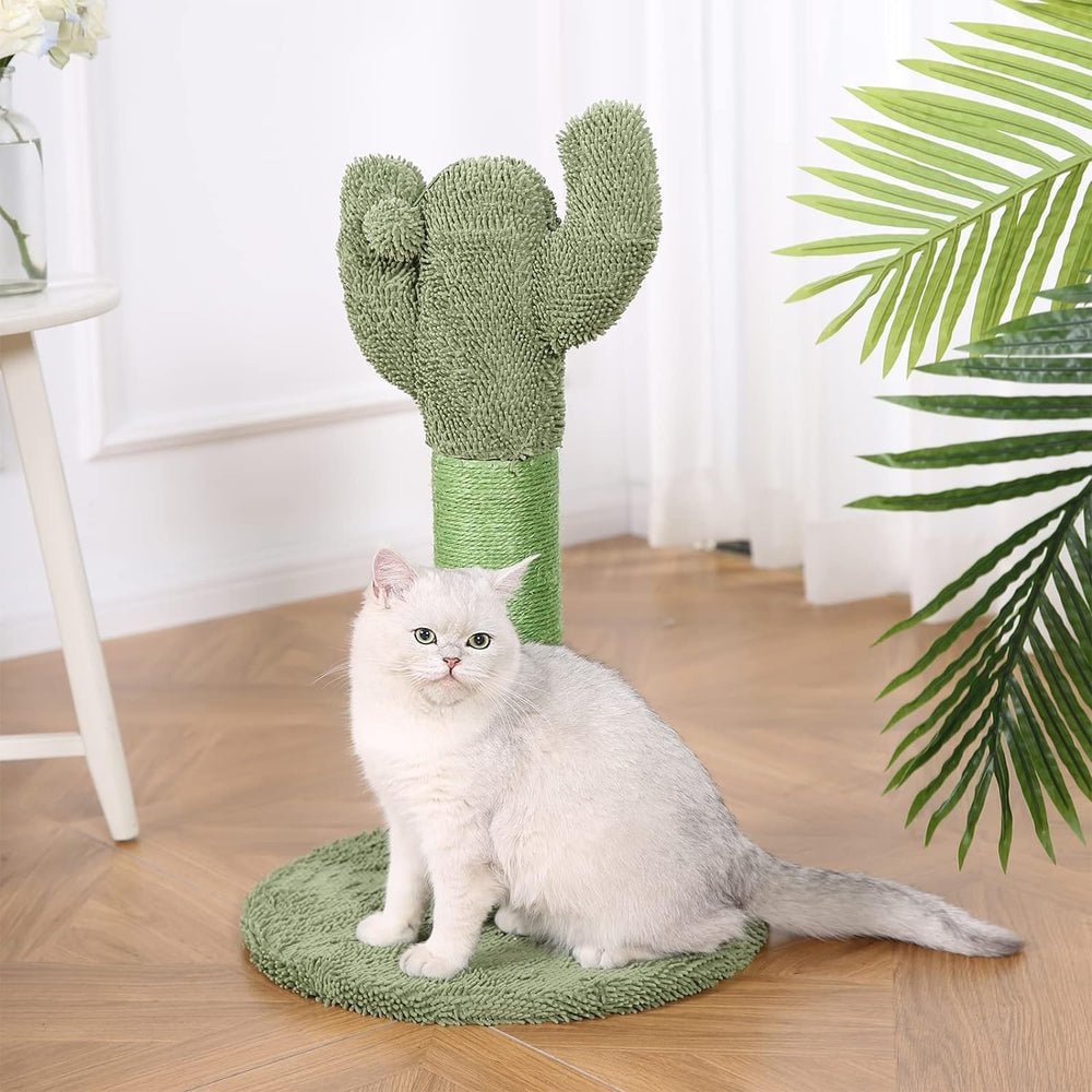 Amazon Basics cat scratching post fits indoor living spaces stylishly.
