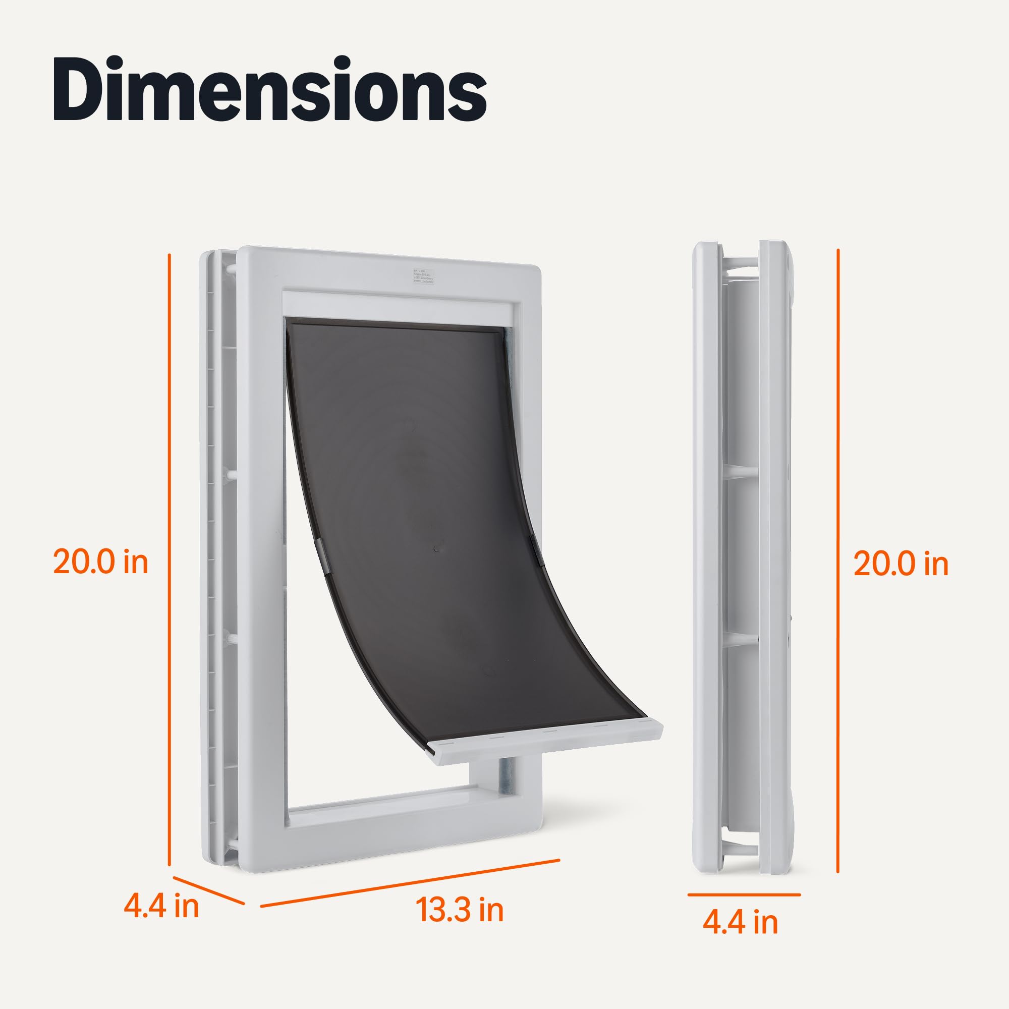 Amazon Basics compact design image shows a slim profile that fits in narrow doorways.