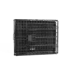 Amazon Basics crate with top handle, ideal for portable use and storage.