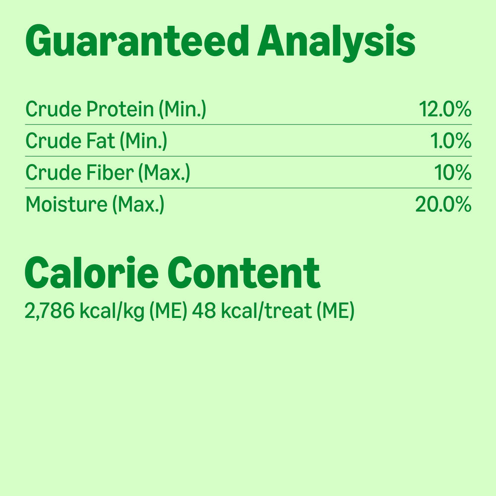 Non-GMO Amazon Basics chews with high palatability for daily use