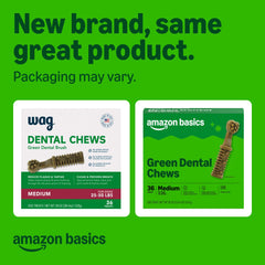 Amazon Basics textured chew demonstrates abrasive action for cleaning teeth