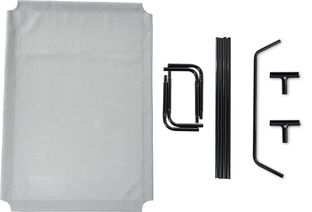 Amazon Basics dimensions are 60 by 37 by 9 inches for large breeds.
