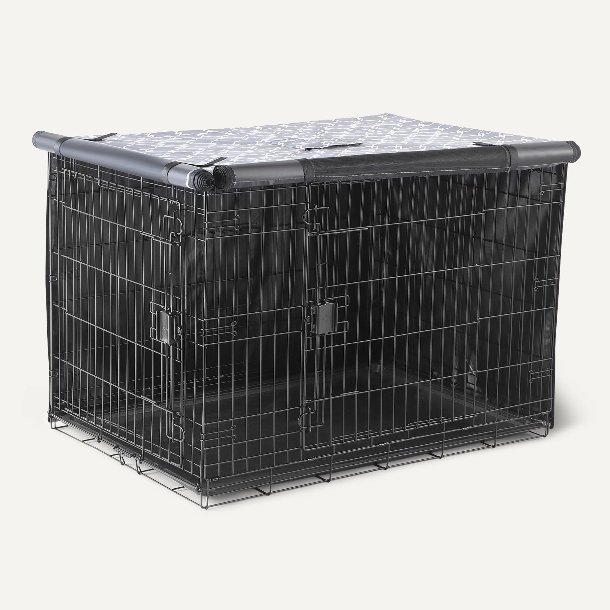 Amazon Basics dog cage cover heavy-duty material for durable use