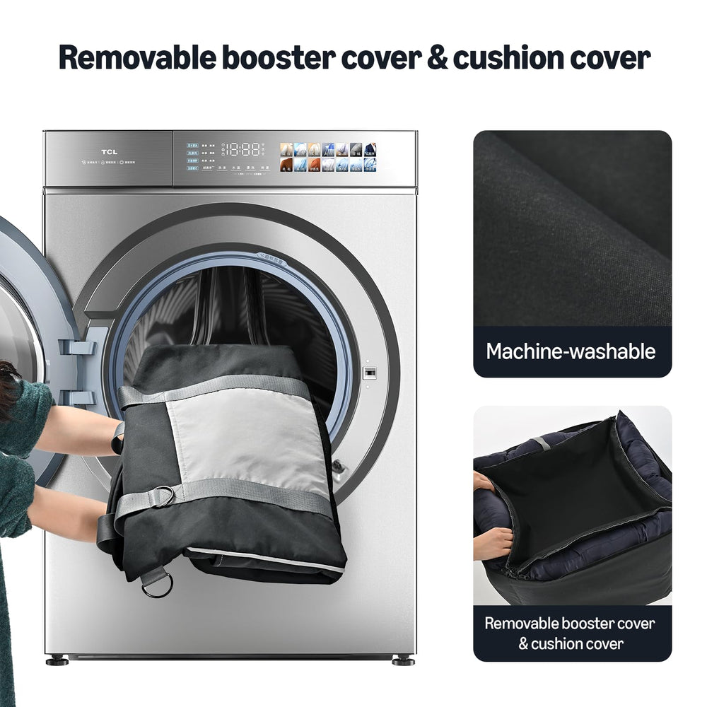 Amazon Basics Dog Car Seat recycled-fabric highlights eco-friendly materials.