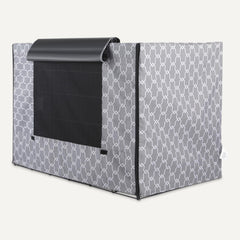 Amazon Basics crate cover slides into place for quick setup