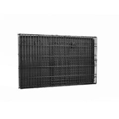 Amazon Basics dog crate dimensions 48 by 30 by 32.5 inches for large breeds.
