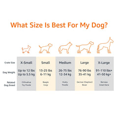 Amazon Basics durable metal frame supports extra-large dogs with lasting strength