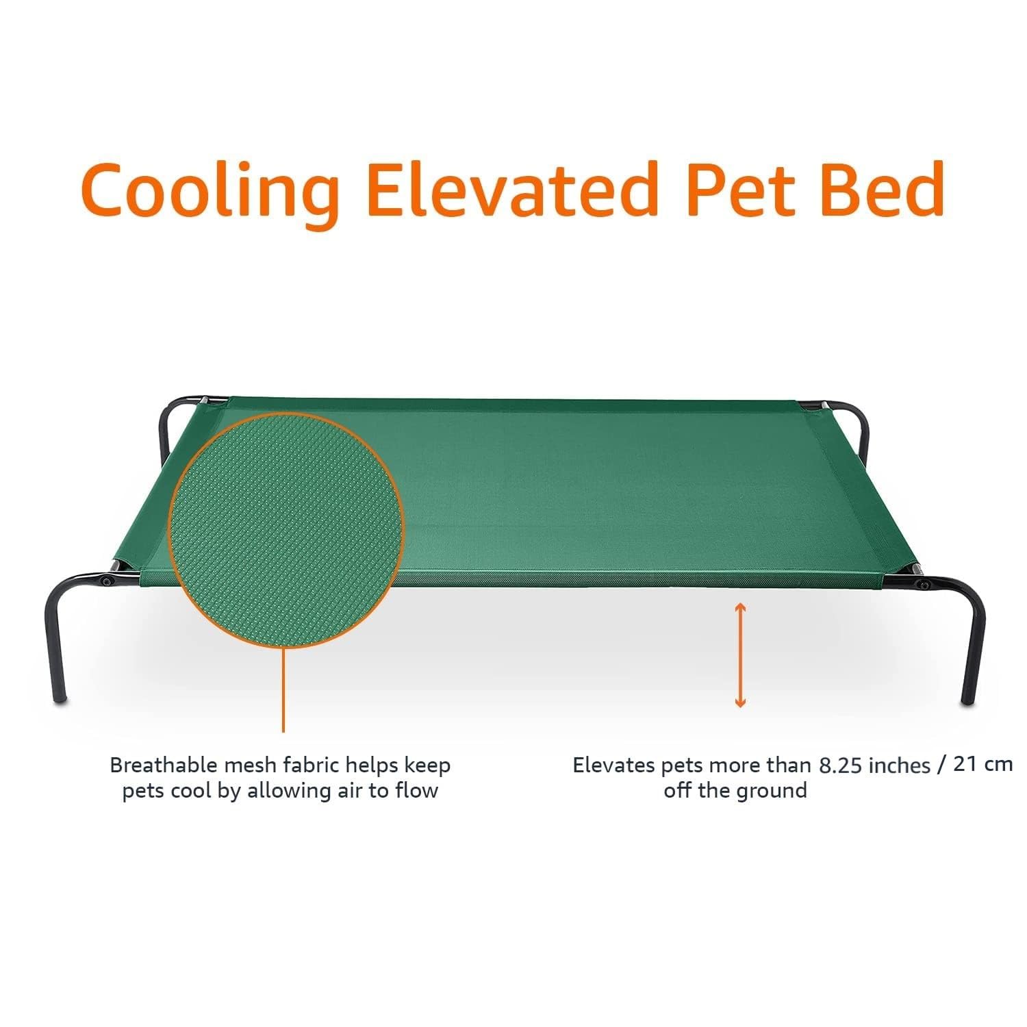 Amazon Basics easy-to-clean dog bed designed to rinse with tap water