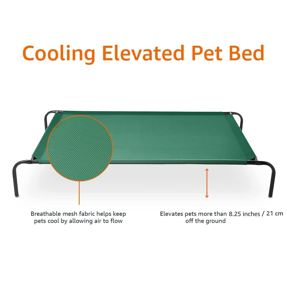 Amazon Basics easy-to-clean dog bed designed to rinse with tap water