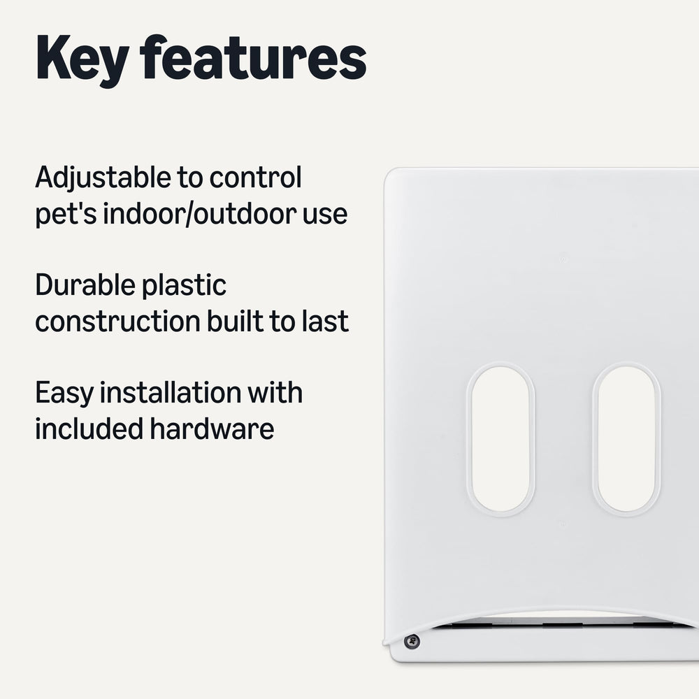 Amazon Basics easy-install kit demonstrating quick, tool-free setup