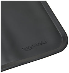 Amazon Basics non-slip feeding mat keeps bowls secure during meals.