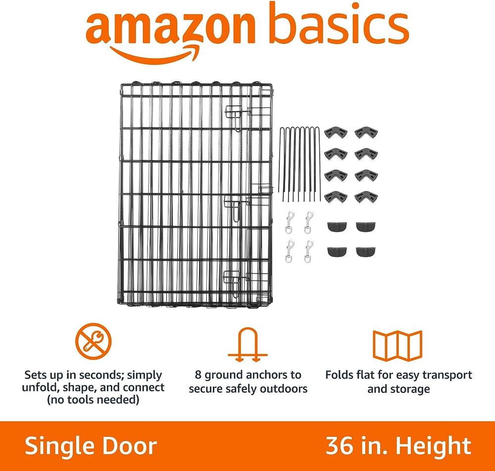 Amazon Basics fold-flat design simplifies storage after use