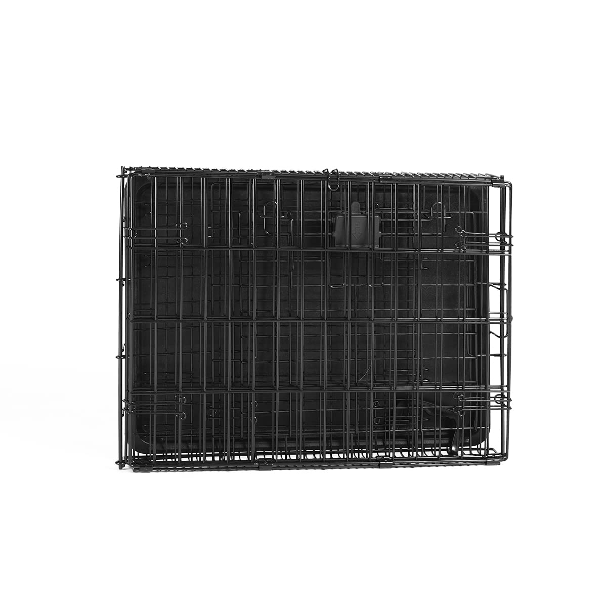 Amazon Basics foldable crate ideal for travel and compact storage.