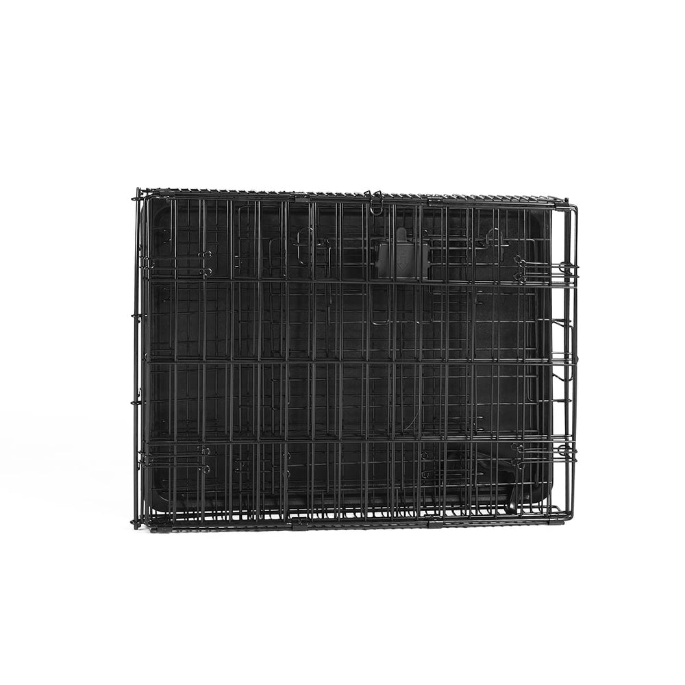 Amazon Basics foldable crate ideal for travel and compact storage.