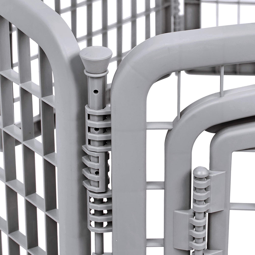 Amazon Basics indoor-outdoor pet pen use for small dogs and similar pets.