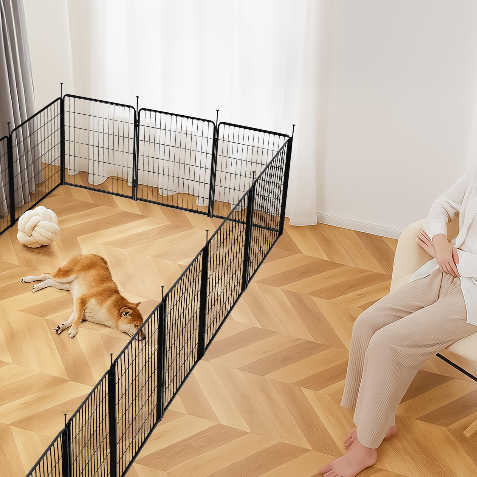 Sturdy metal construction with rounded edges supports safe playtime.