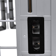 Amazon Basics interlocking panels show quick setup and customizable enclosure.