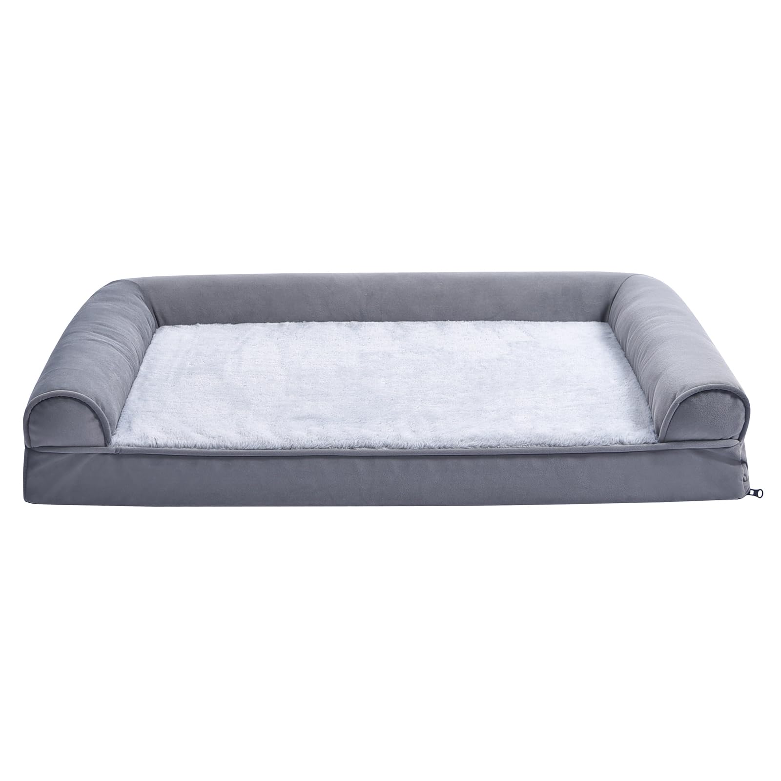 Amazon Basics living room couch dog bed with gel foam for comfortable support