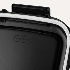 Amazon Basics BPA-free material offers safe, durable storage.