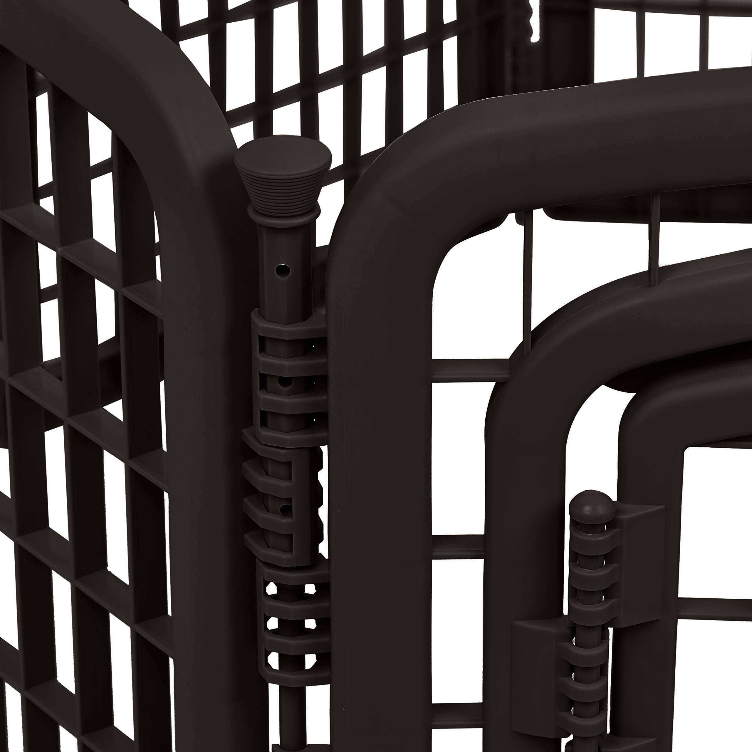 Amazon Basics pet pen used indoors and outdoors for flexible use