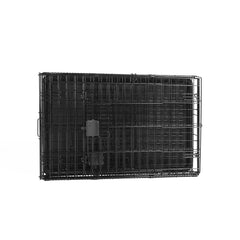 Amazon Basics dog crate divider panel helps adjust space for growing pets.