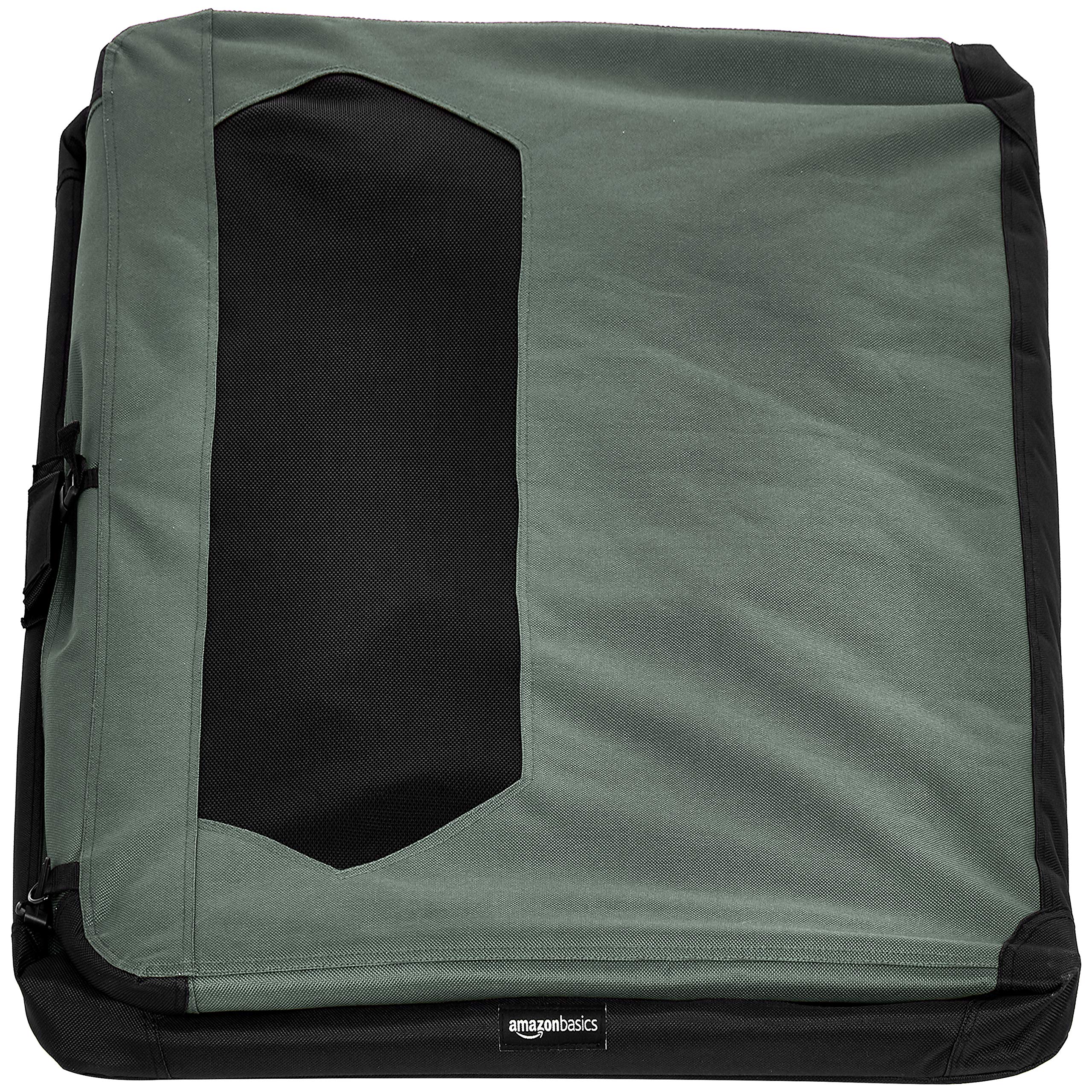 Amazon Basics soft fleece pad is removable and machine washable for easy cleaning