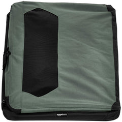 Amazon Basics soft fleece pad is removable and machine washable for easy cleaning