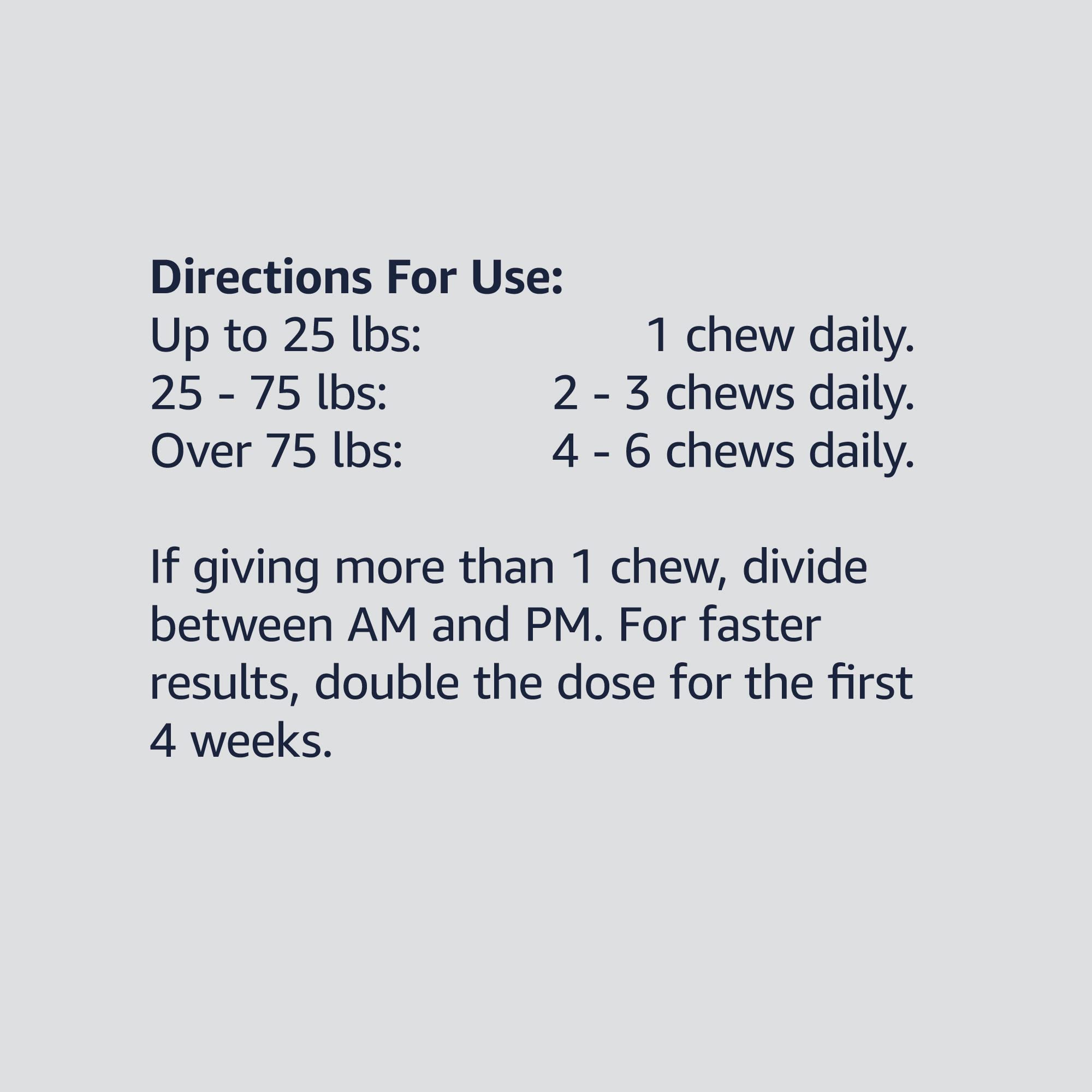 Amazon Basics resealable bag offers convenient storage for daily chews.