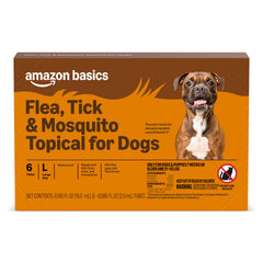 Amazon Basics topical for large dogs — easy application for flea protection