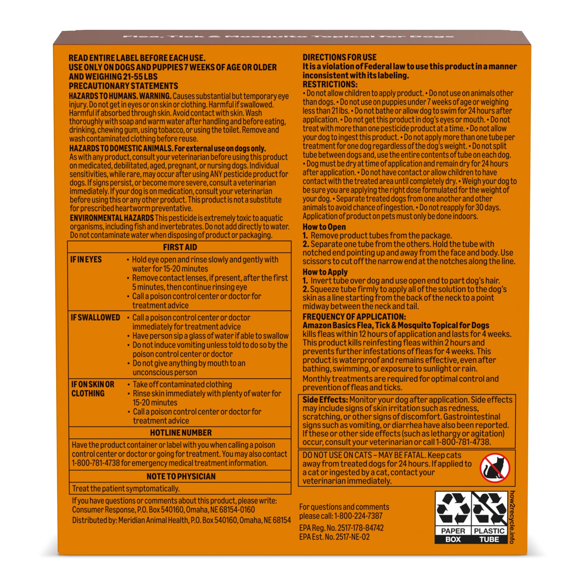 Amazon Basics emphasizes safety and quality in dog protection.