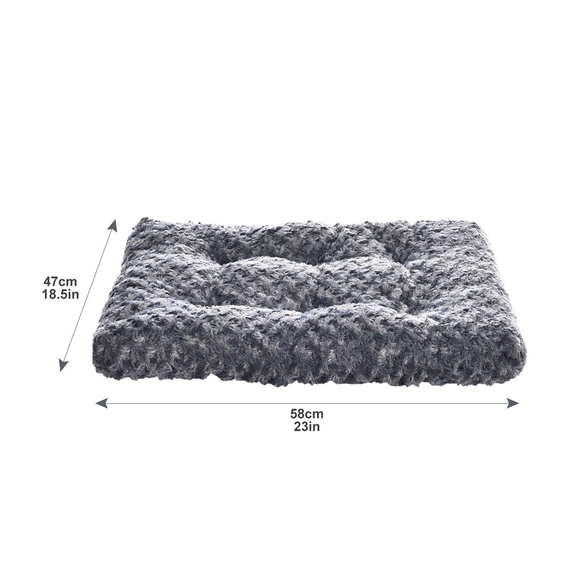 Amazon Basics crate pad is machine washable for easy cleaning