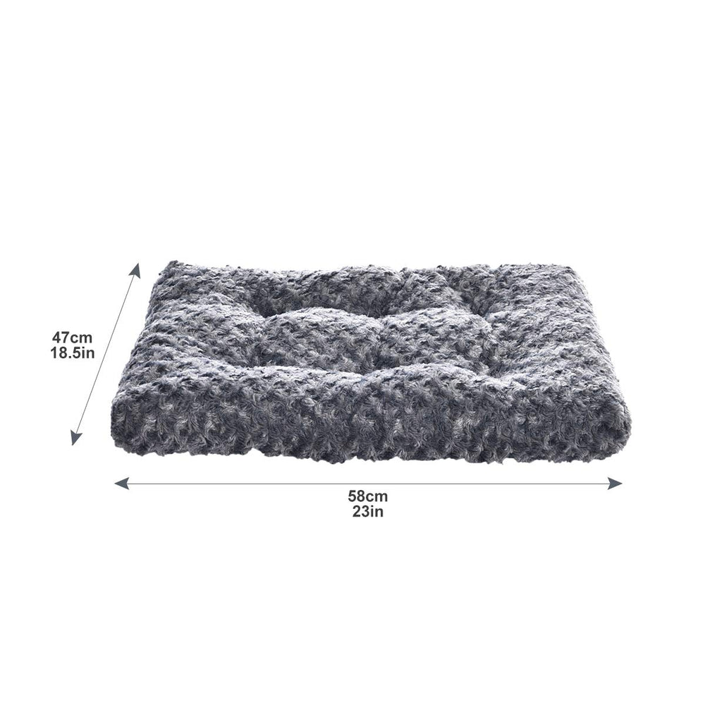 Amazon Basics crate pad is machine washable for easy cleaning