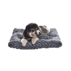 Amazon Basics crate pad with plush exterior for cozy pet comfort