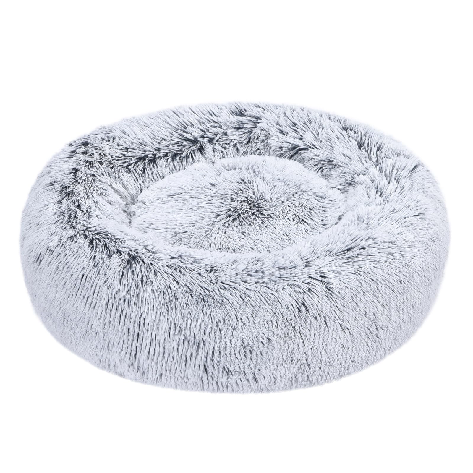 Amazon Basics donut bed removable cover close-up for easy cleaning