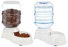 Amazon Basics water dispenser 1-gallon with steady gravity flow for pets.