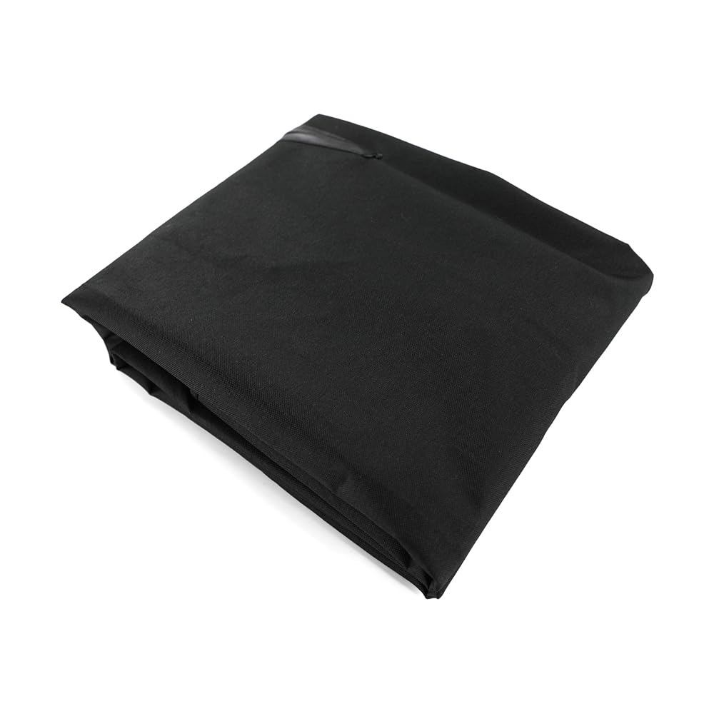 Amazon Basics waterproof car back bench seat cover with dog on seat.