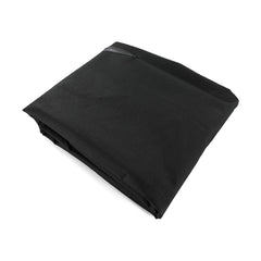 Amazon Basics waterproof car back bench seat cover with dog on seat.