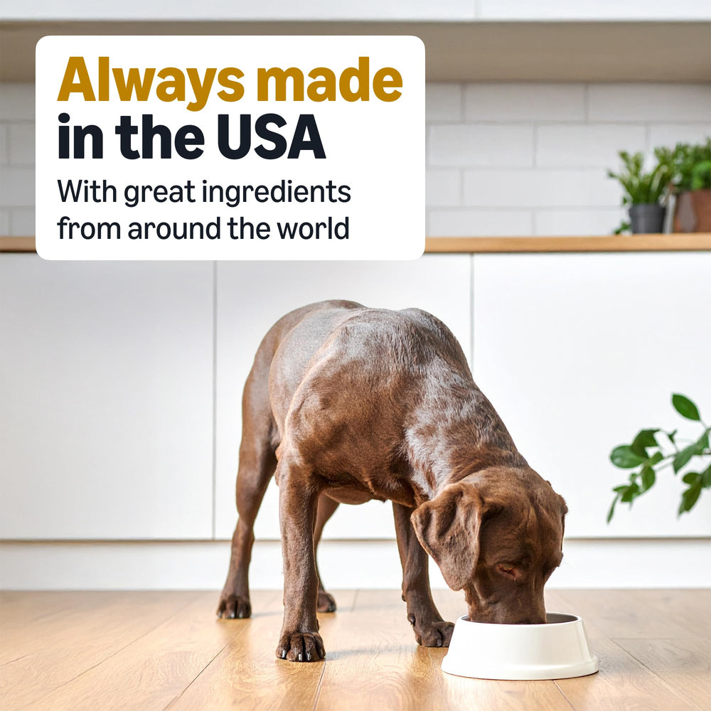 Amazon Basics beef stew image highlights real beef as a protein source.