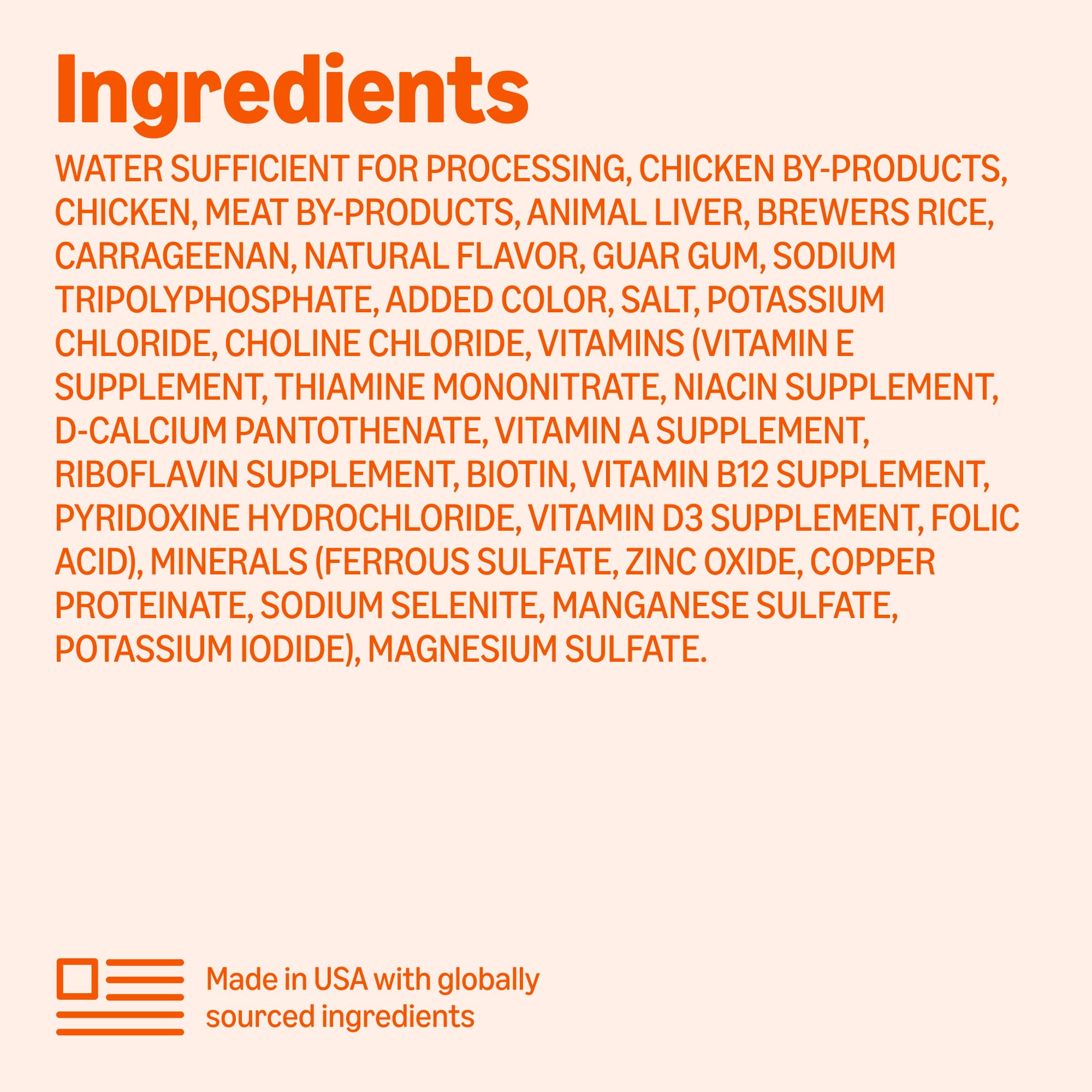 Feeding guideline: 1¼ cans per 15 lb body weight per day