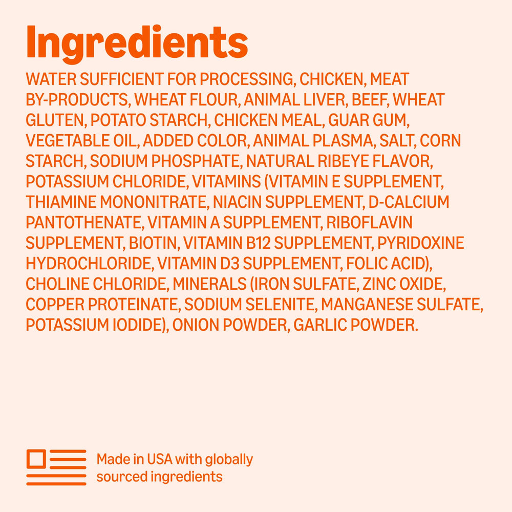 USA-made label on Amazon Basics wet dog food can