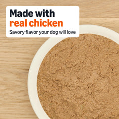 Real chicken provides high-quality protein for adult dogs