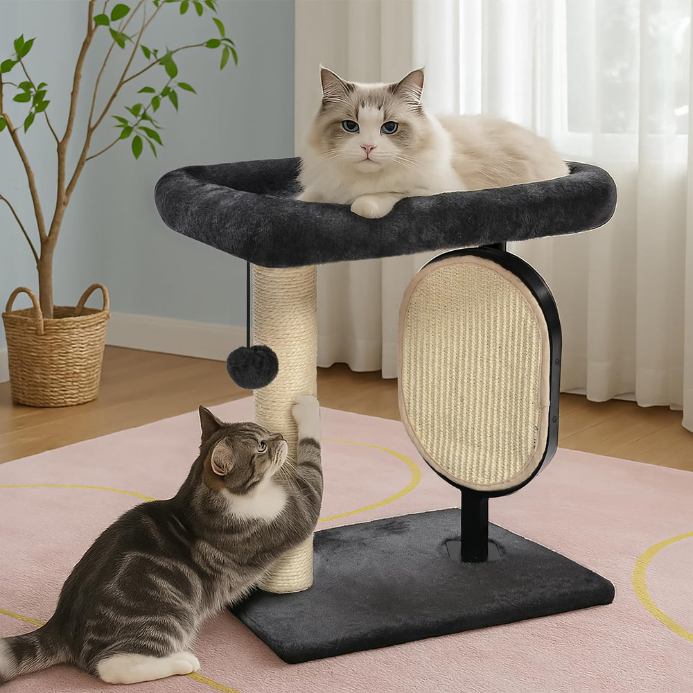 Amazon Basics cat tree gray finish blends with home decor