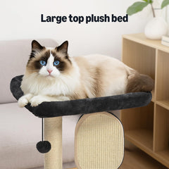 Amazon Basics cat tree hanging pompom adds interactive play for energized cats