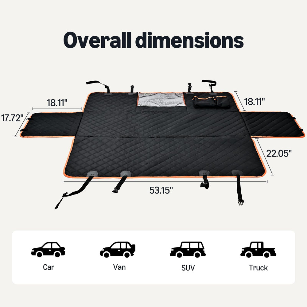 Amazon Basics full back coverage protects from dirt, hair, and scratches.