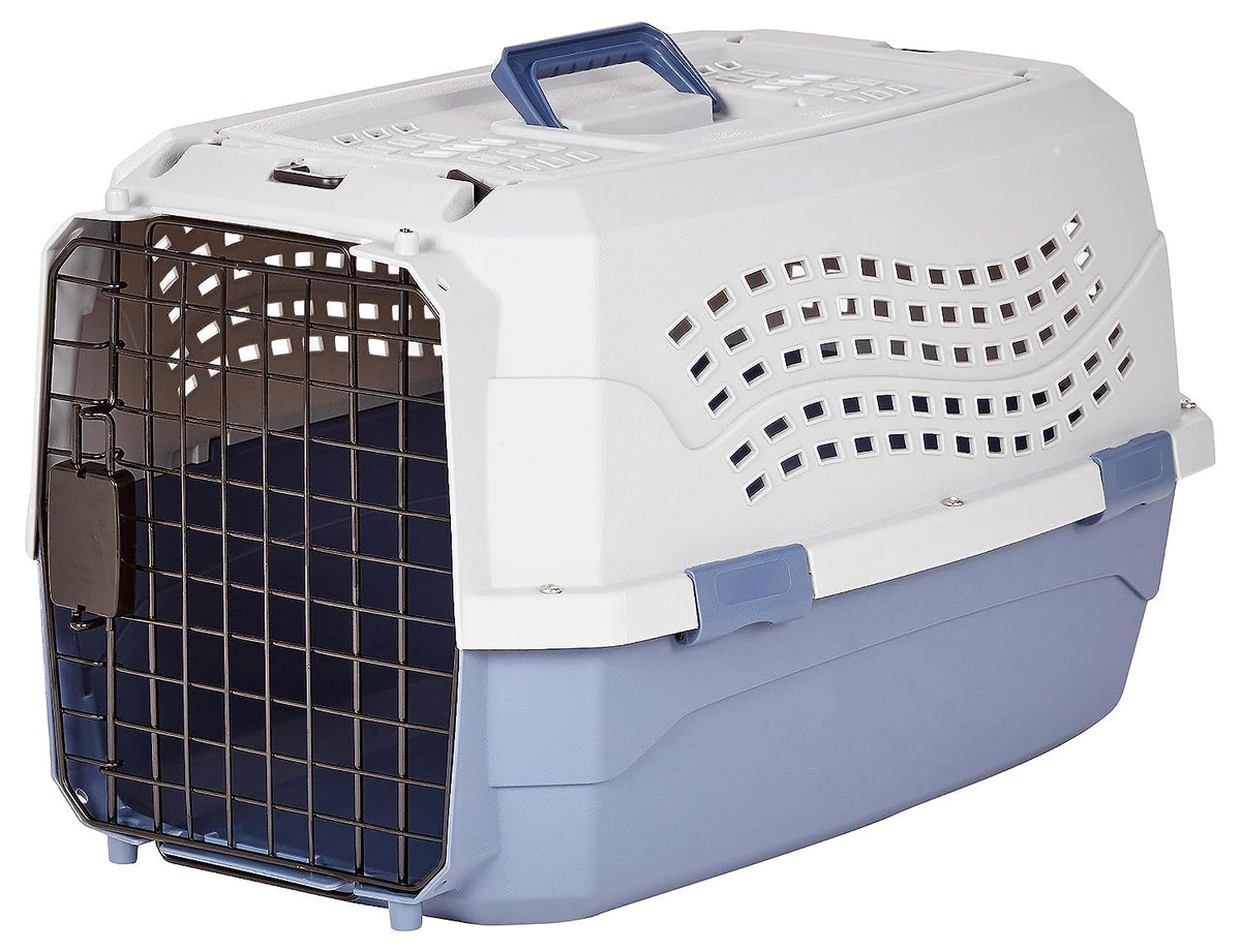 Amazon Basics pet carrier front-entry design for easy access and comfort for cats or small dogs