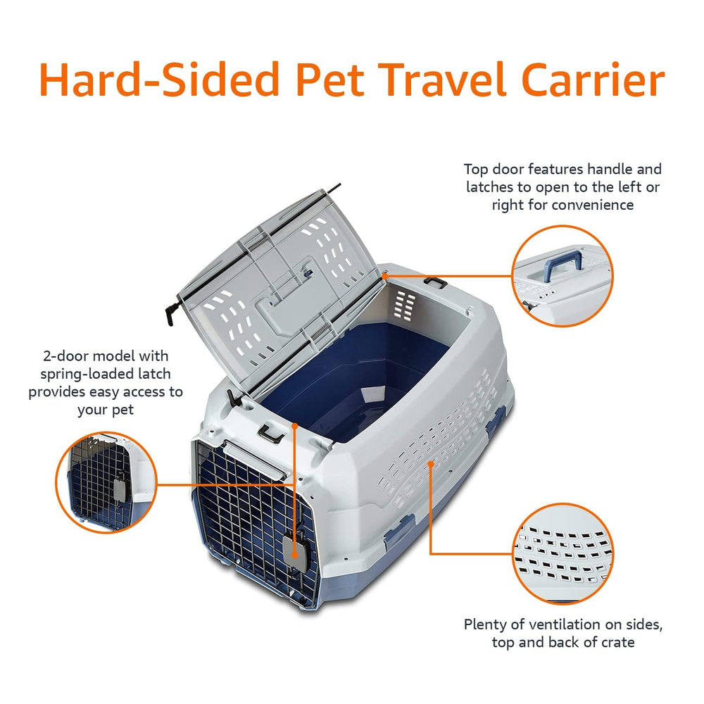 Amazon Basics carrier ventilation on sides, top, and back promotes airflow