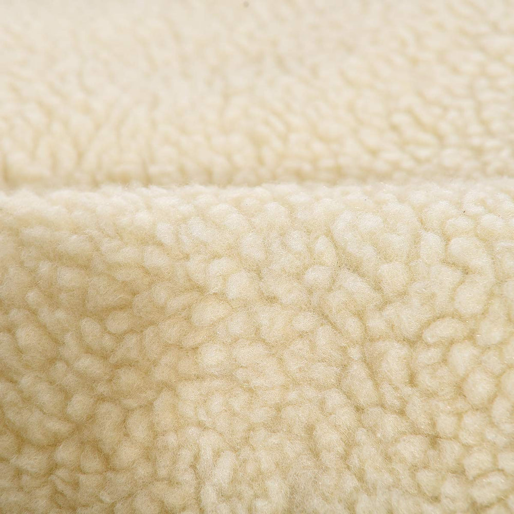 Dimensions 35x35x13 inches of the Amazon Basics cave bed for medium to large pets